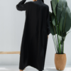 Black Crepe Braided Abaya2